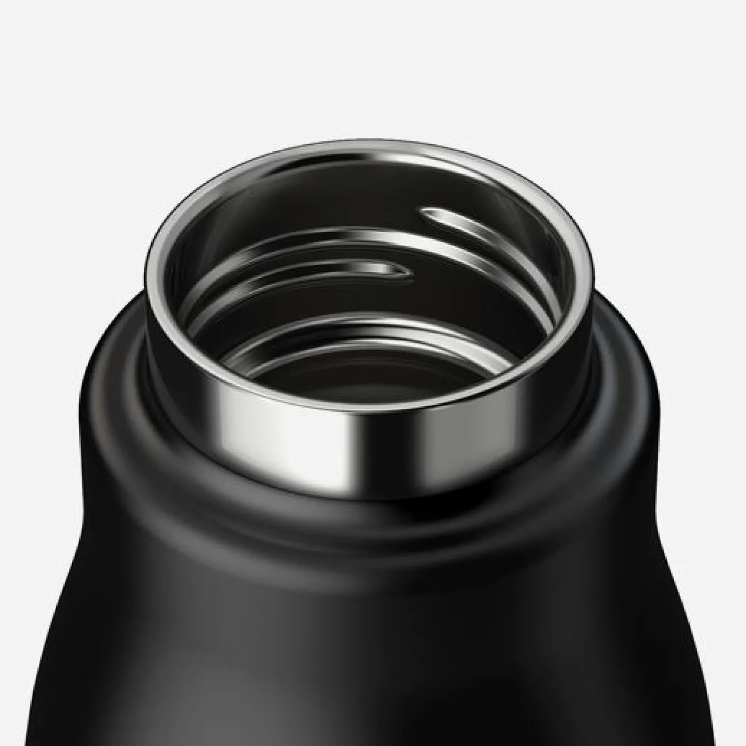 Zoku Edelstahl Trinkflasche 350ml Black